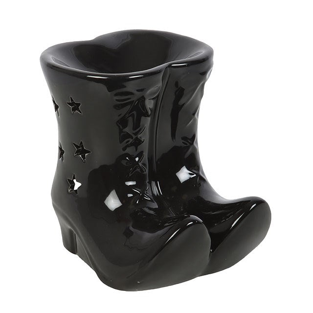 Quemador de aceite de cerámica «Botas de bruja negras» – imagen 2