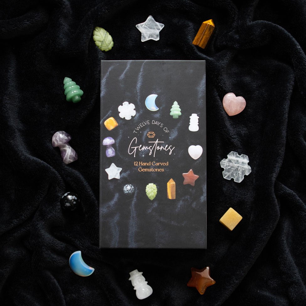 Calendario de adviento, 12 días de minerales navideños