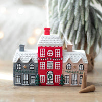 Casas navideñas - quemador