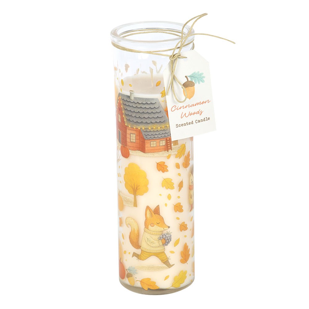 Vela en tubo de cristal con aroma a Cinnamon Woods de Creature Comforts – imagen 2