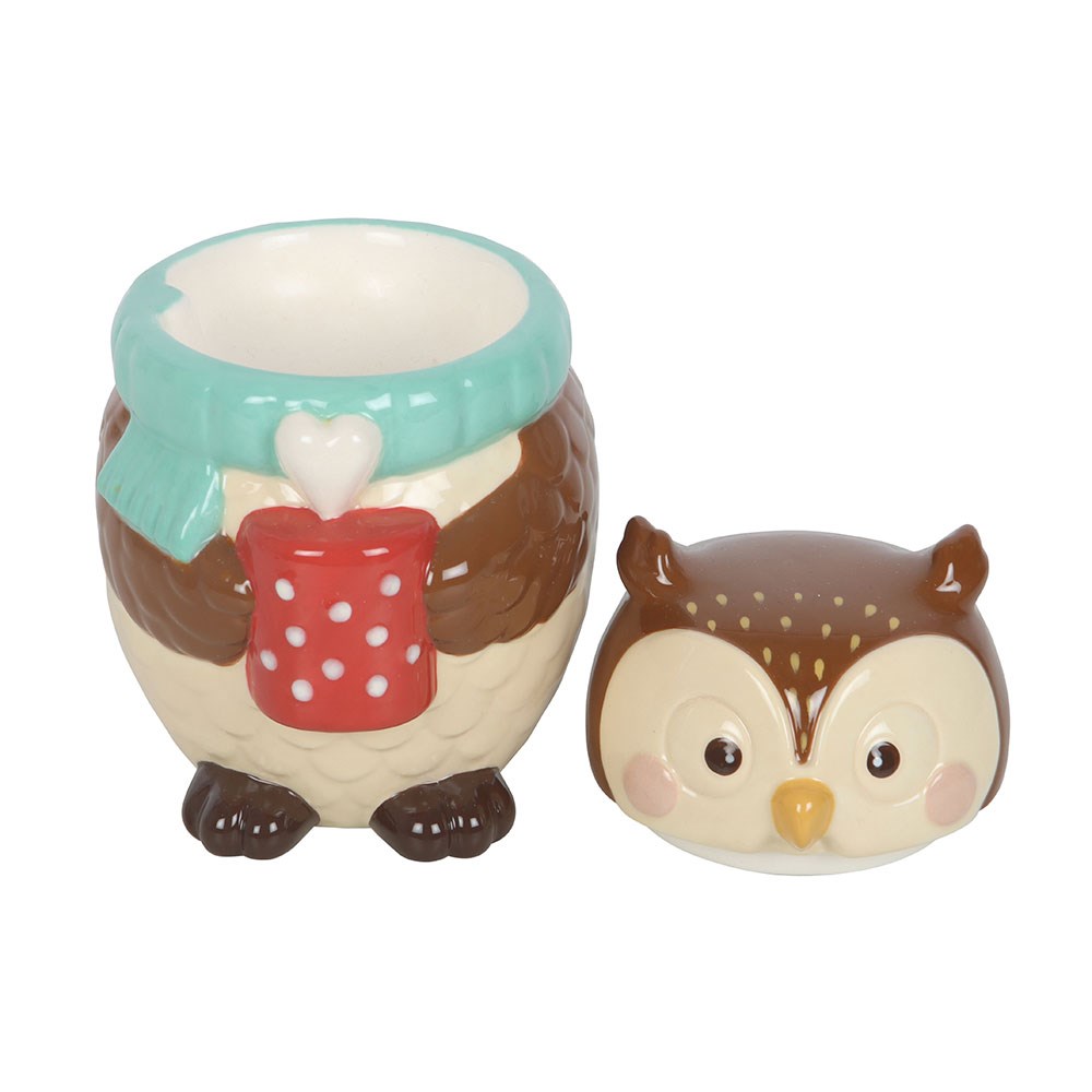 Quemador de aceite de cerámica Oliver Owl – imagen 3