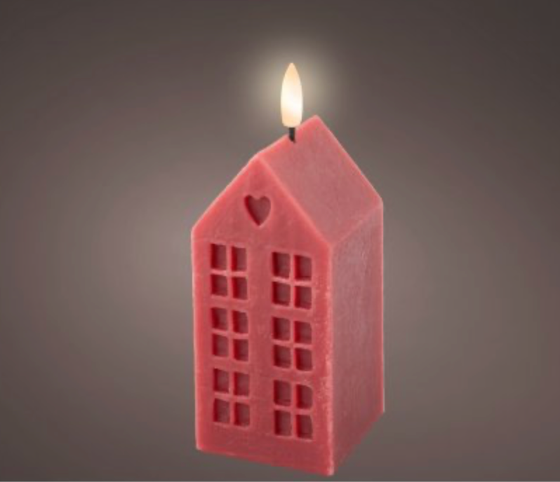 Vela casa roja