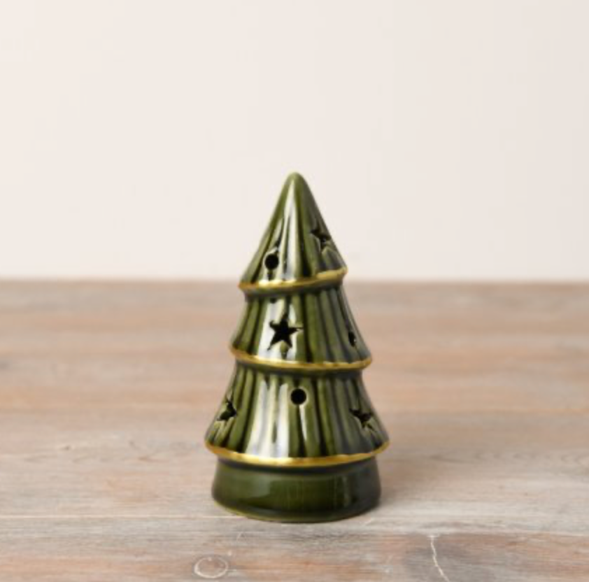Árbol navideño LED verde bosque