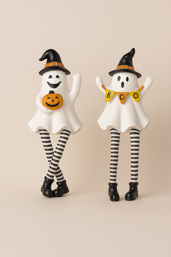 Figuras Fantasma con Calabaza