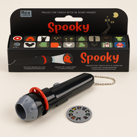 Linterna Proyector Halloween – 16 Imágenes Terroríficas