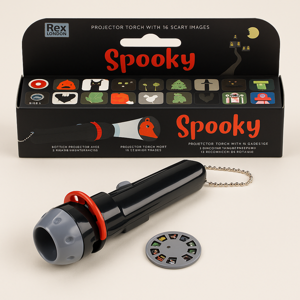 Linterna Proyector Halloween – 16 Imágenes Terroríficas