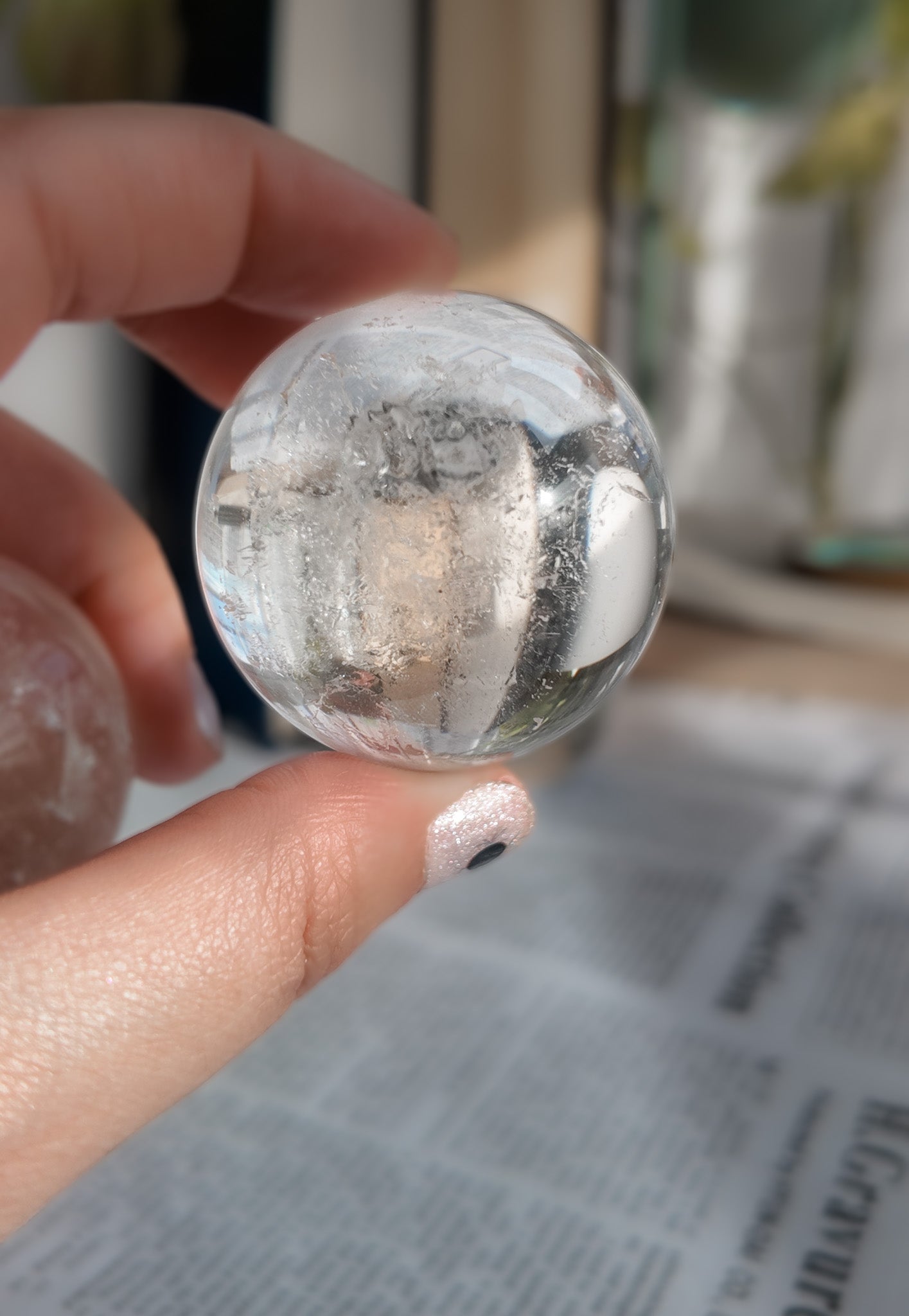 Cuarzo cristal - esfera calidad alta - pequeñas