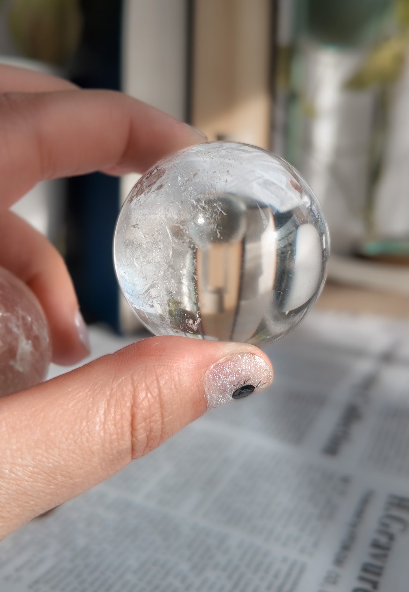 Cuarzo cristal - esfera calidad alta - pequeñas
