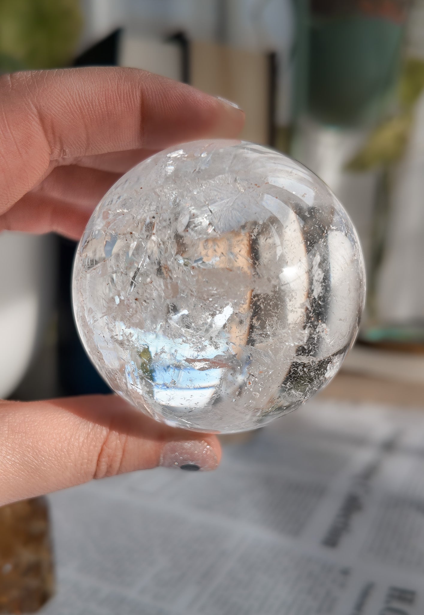 Cuarzo cristal - esfera calidad alta - medianas