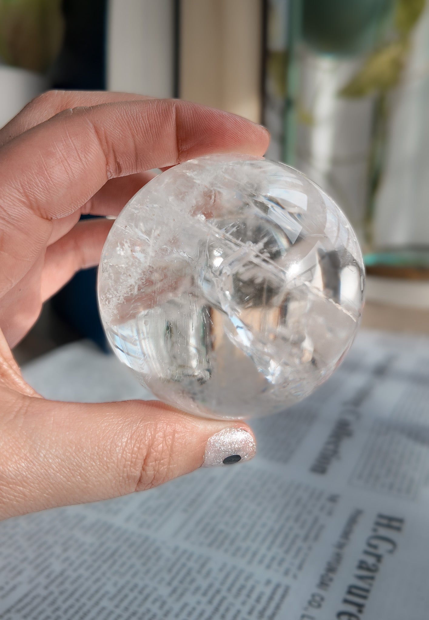 Cuarzo cristal - esfera calidad alta - medianas