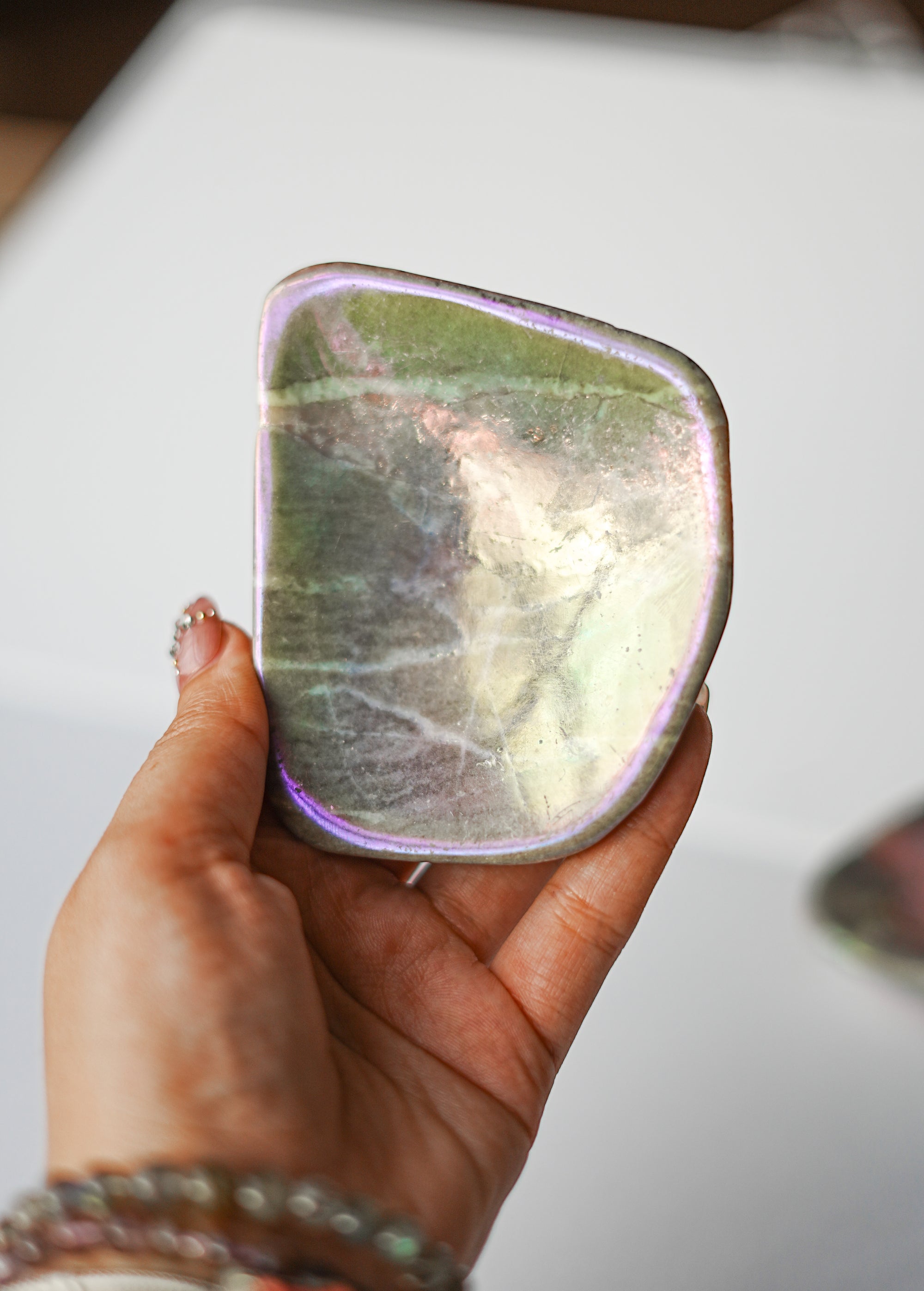 Bowl de Ópalo Rosa Aura – Amor, Dulzura y Sanación Emocional