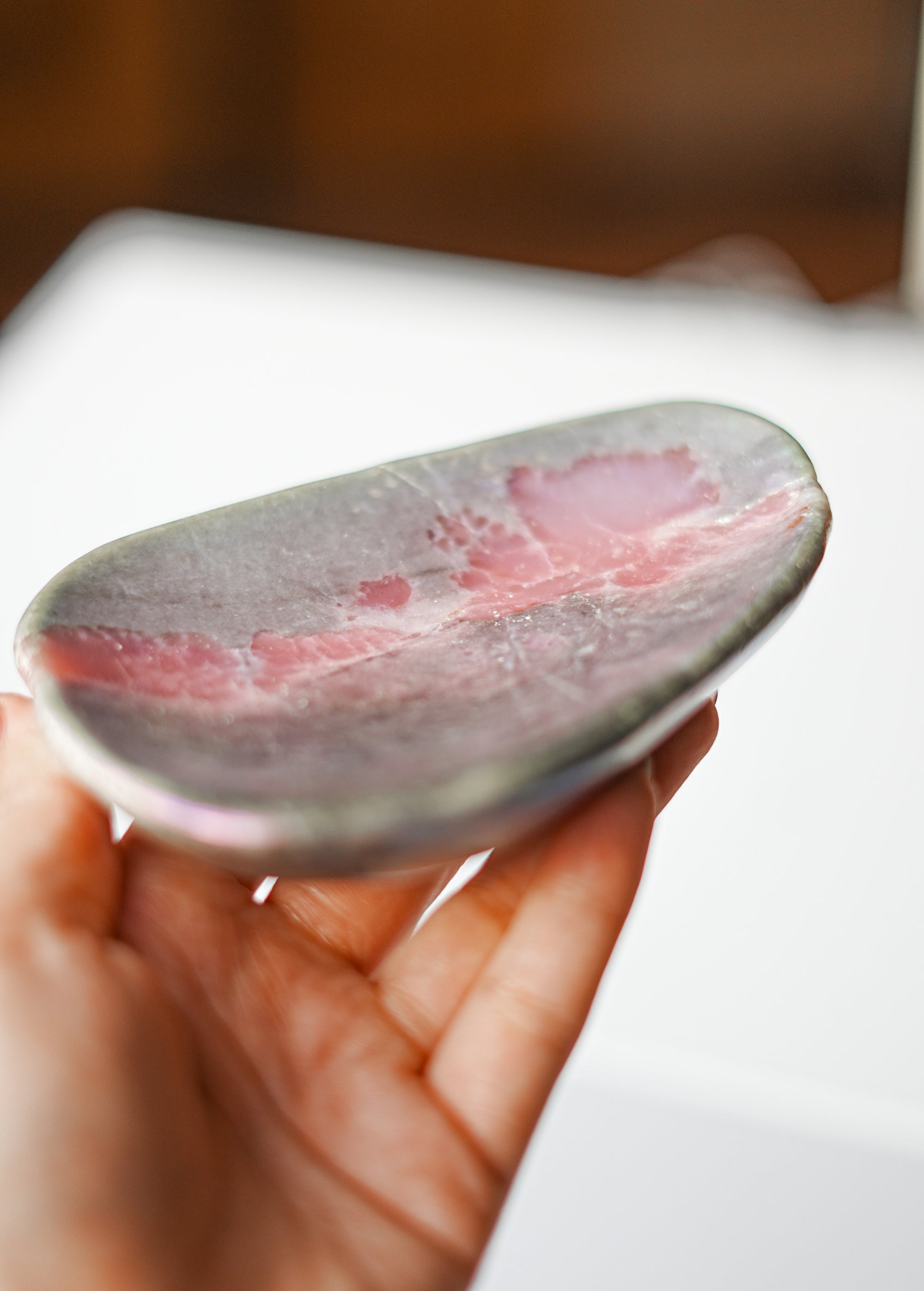 Bowl de Ópalo Rosa Aura – Amor, Dulzura y Sanación Emocional