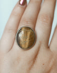Anillo de Plata con Ojo de Tigre – Protección, Confianza y Fuerza Personal