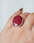 Anillo de Plata con Rubí – Pasión, Valentía y Energía Vital