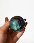 Esfera de Fluorita Calidad Extra – Protección, Intuición y Claridad Mental