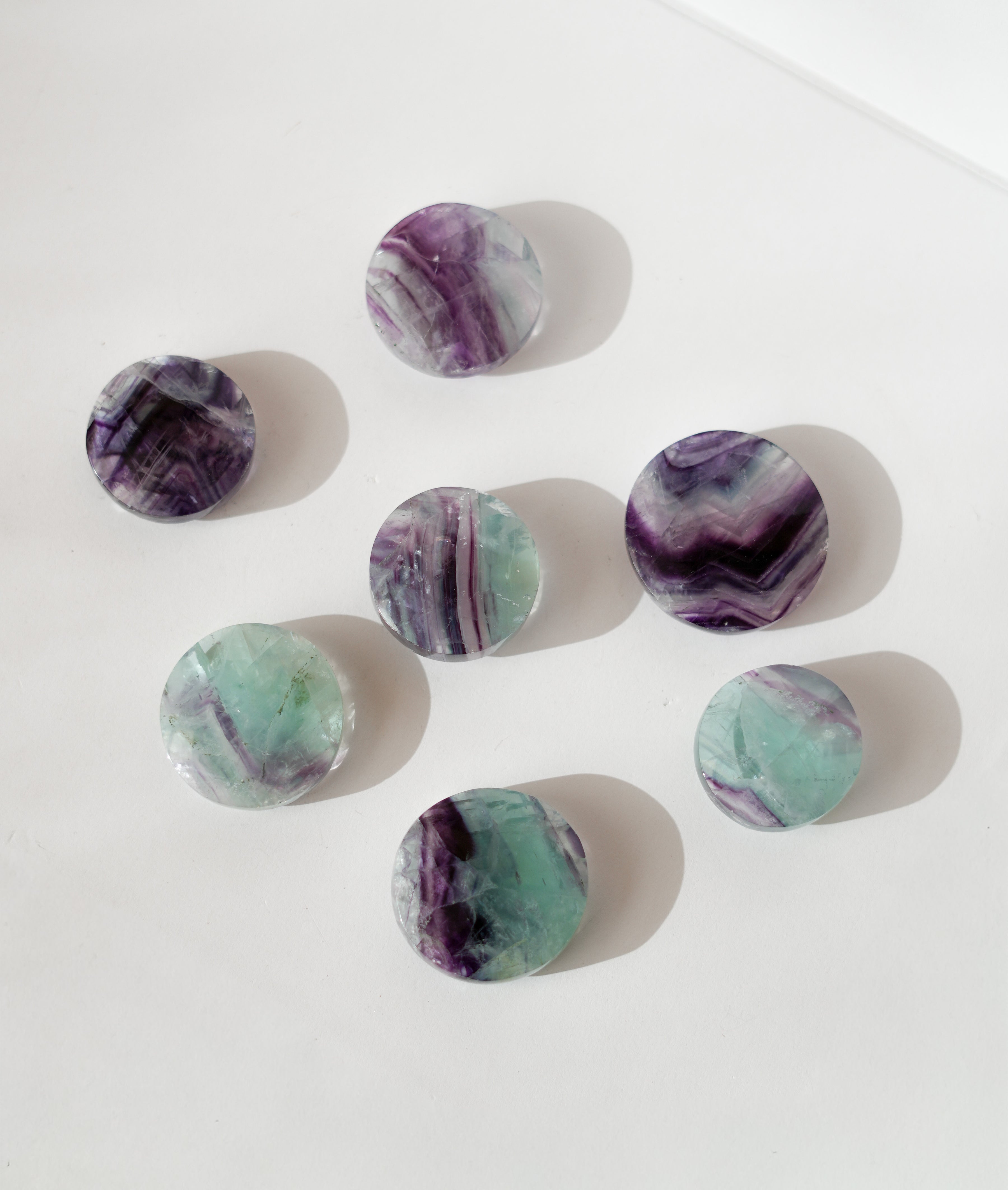 Palmstone de Fluorita Calidad Extra – Protección, Claridad y Equilibrio