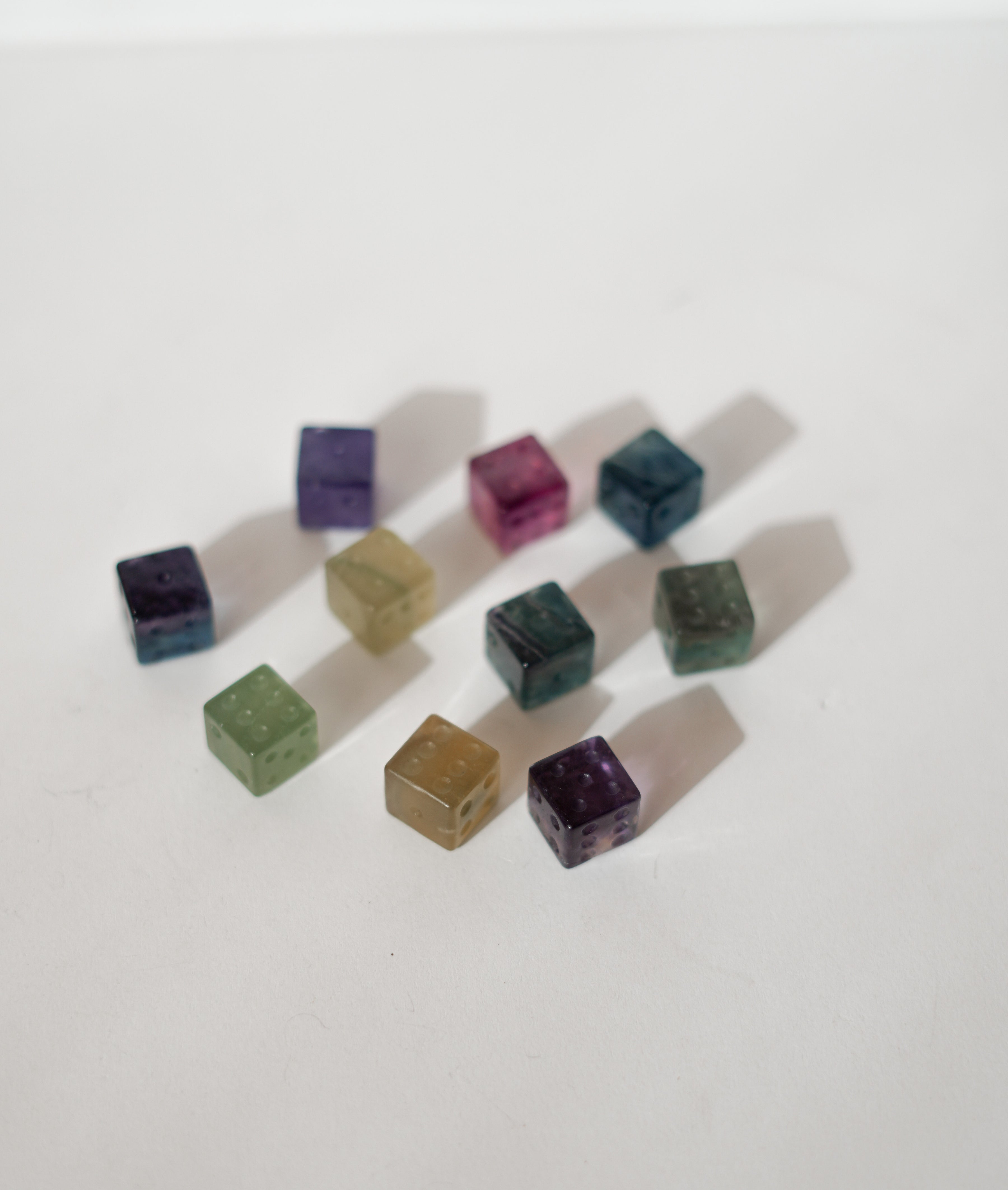 Dados de Fluorita – Claridad, Protección y Armonía