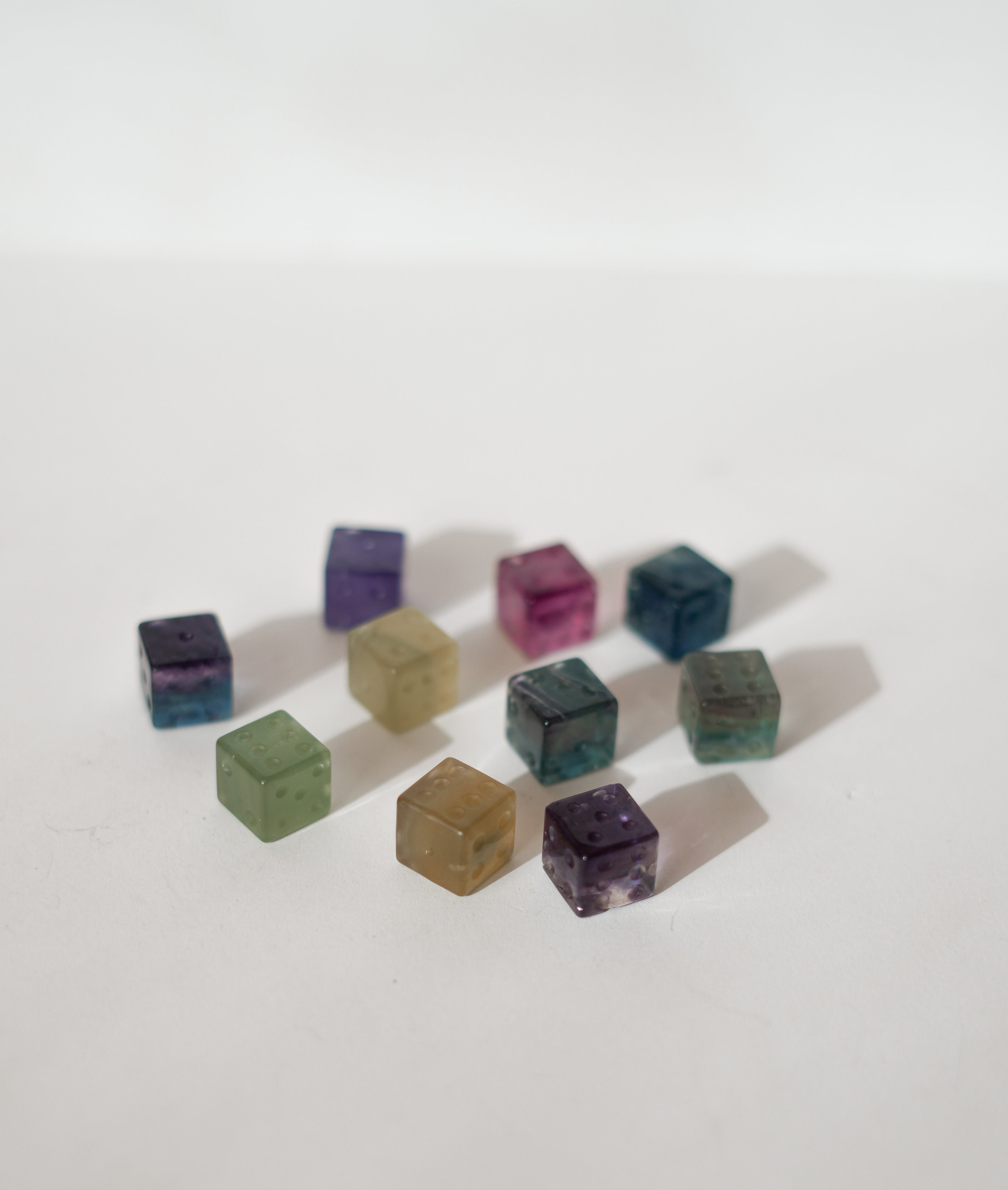Dados de Fluorita – Claridad, Protección y Armonía
