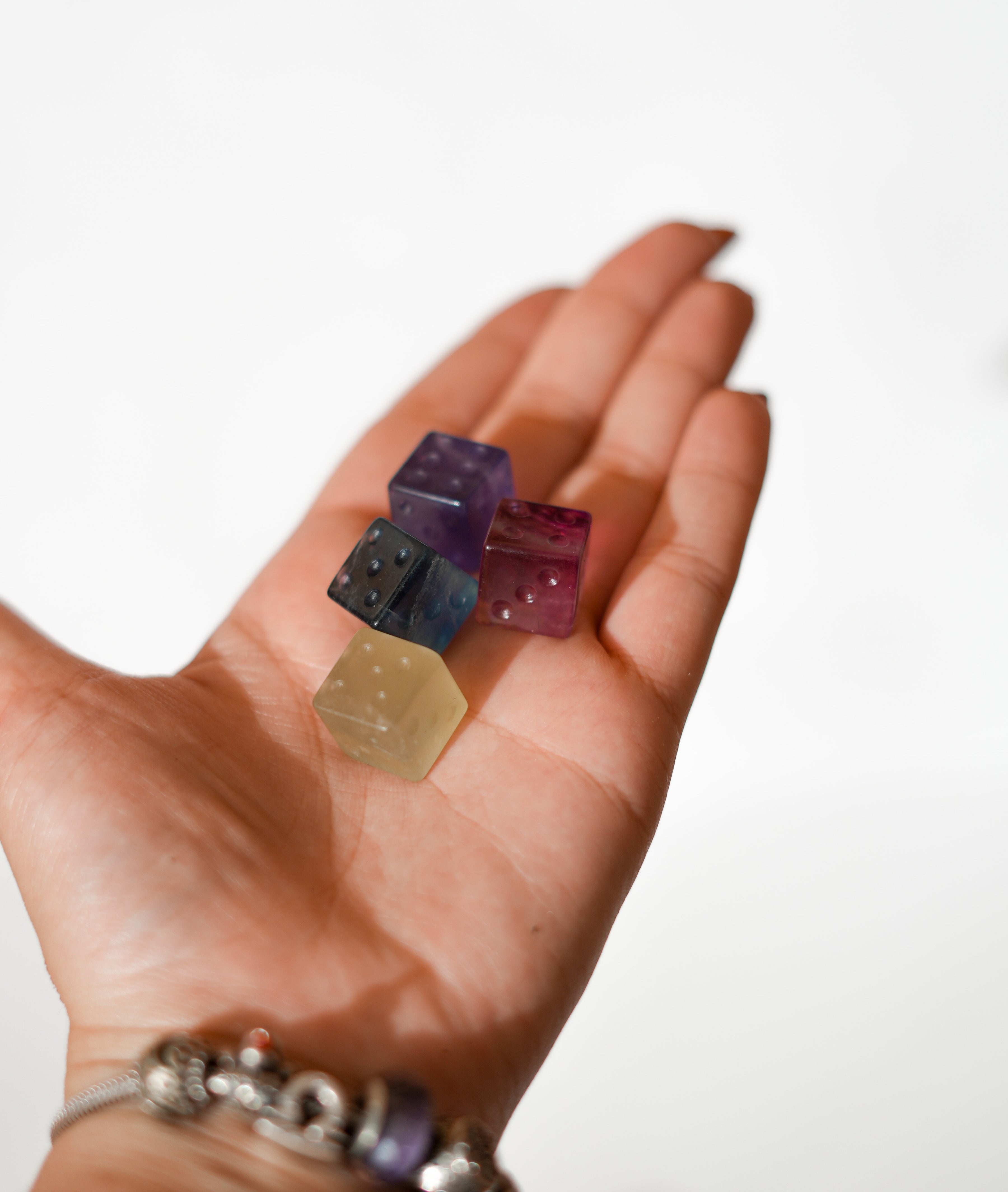 Dados de Fluorita – Claridad, Protección y Armonía