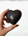 Corazón Grande de Obsidiana Arcoíris – Protección, Magia y Transformación