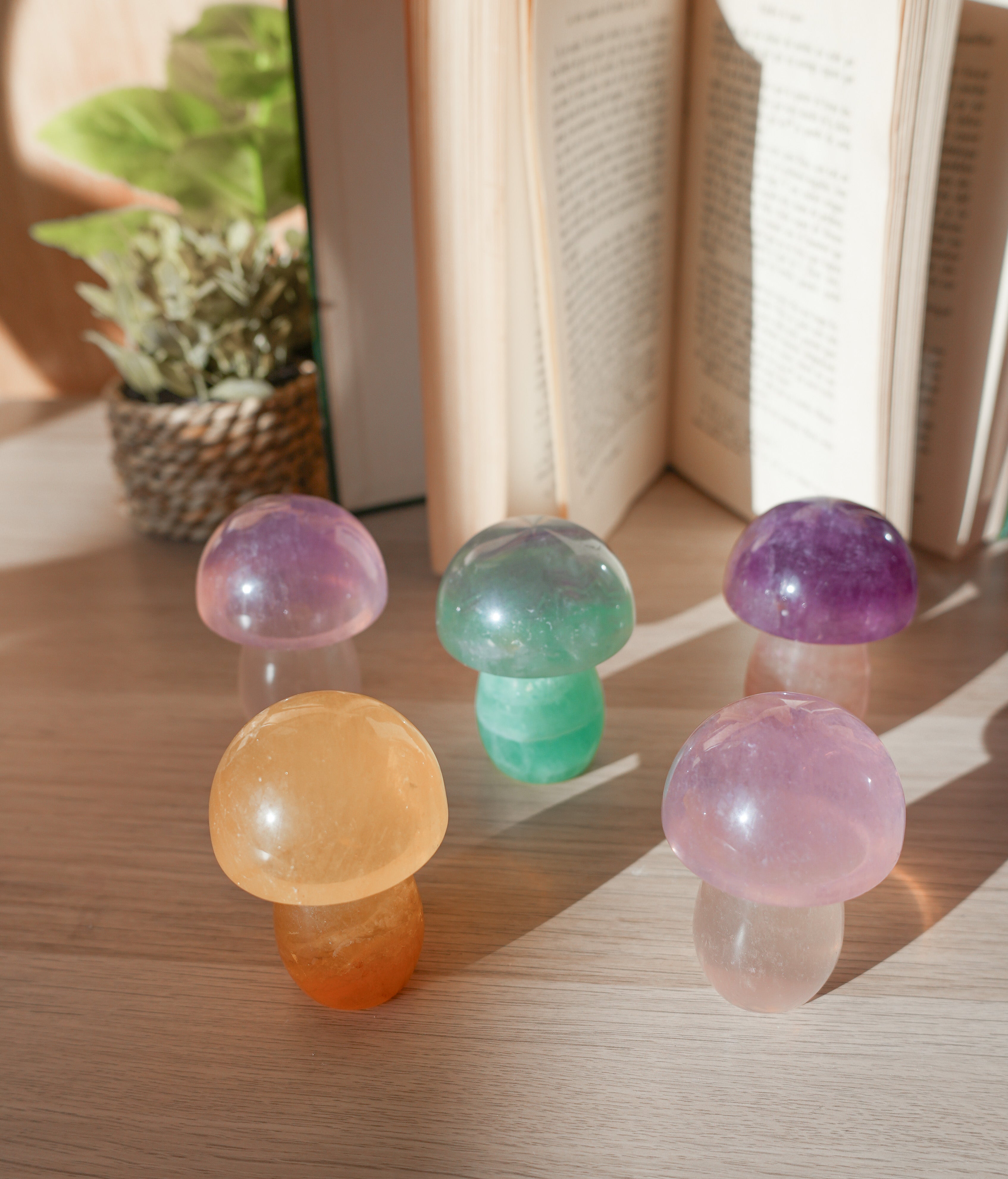 Setas de Fluorita – Armonía, Protección y Energía de la Naturaleza