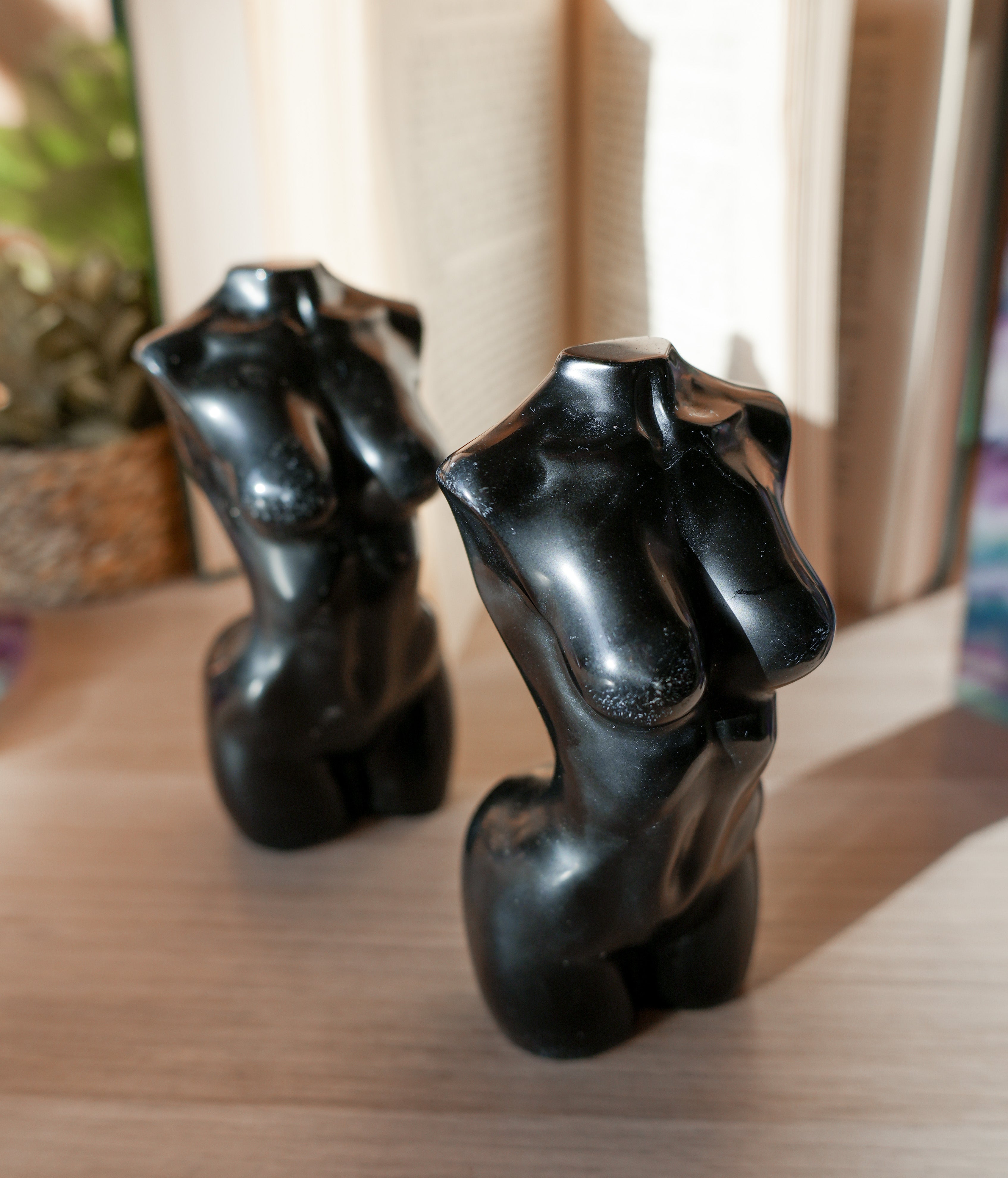 Busto de Obsidiana – Protección, Poder Interior y Transformación