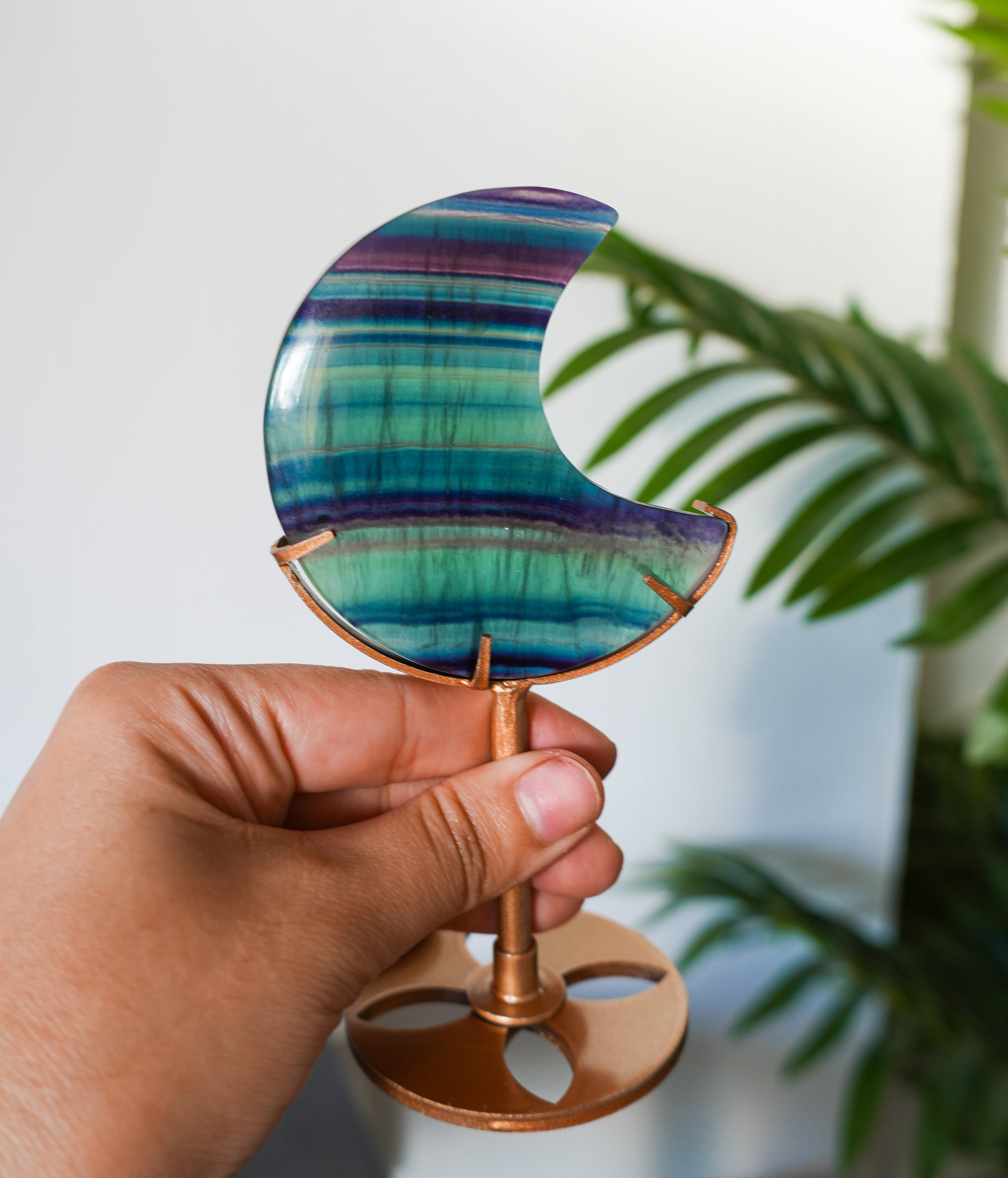 Luna de Fluorita – Claridad, Equilibrio y Energía Arcoíris