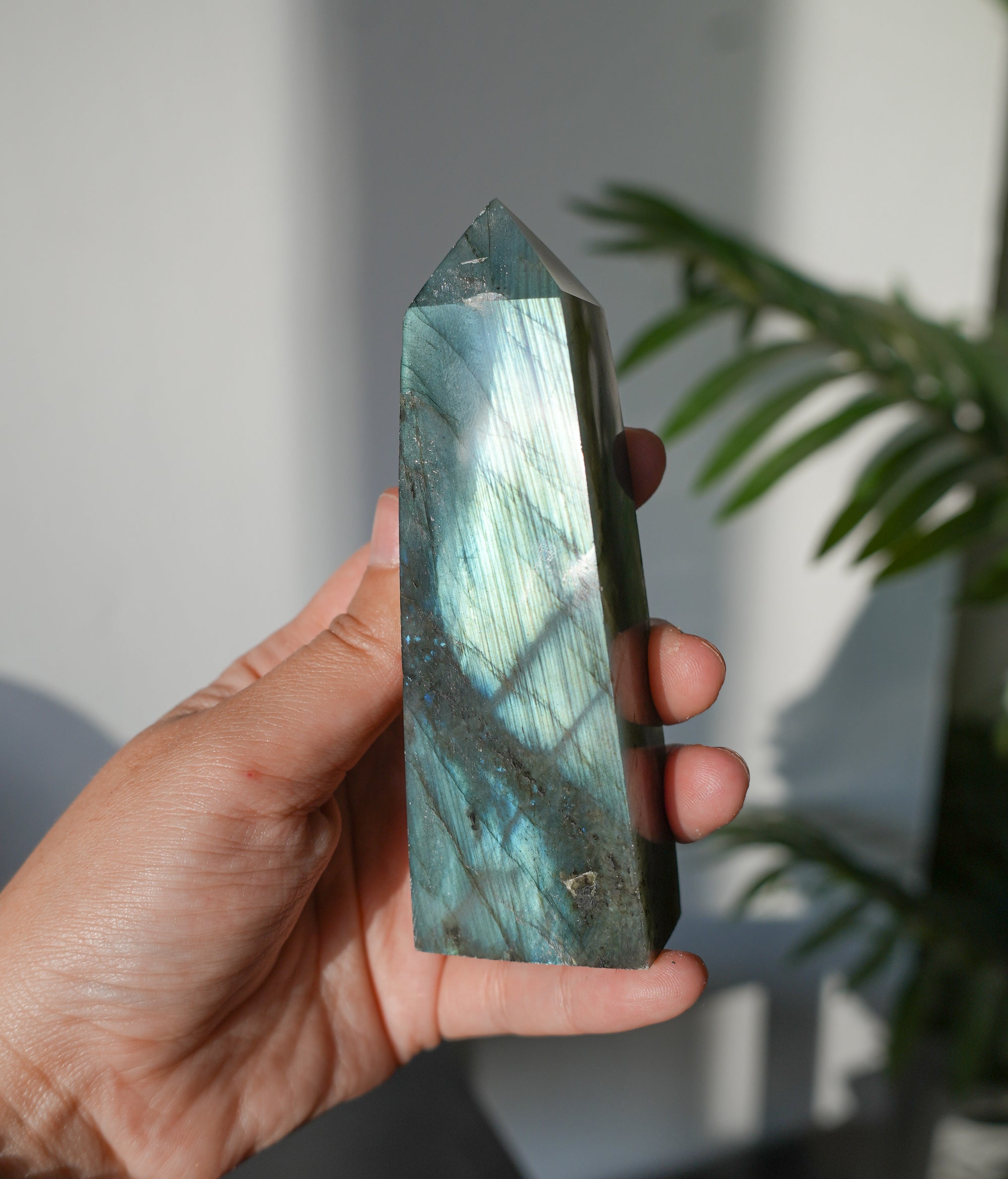 Punta de Labradorita – Protección, Magia y Despertar Interior