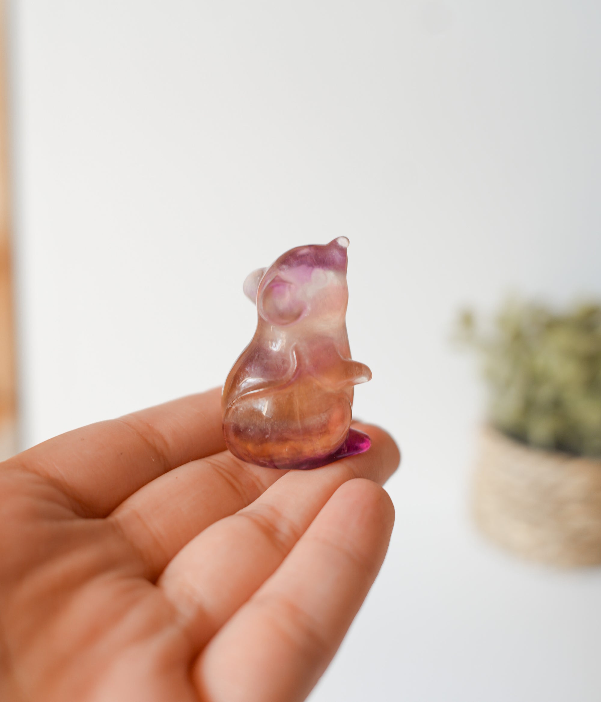 Ratón de Fluorita – Ingenio, Protección y Energía Dulce