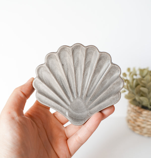 Bol de Concha en Obsidiana Plateada – Protección, Intuición y Claridad Interior