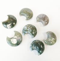 Luna de Ágata Musgosa – Armonía, Naturaleza y Crecimiento Interior