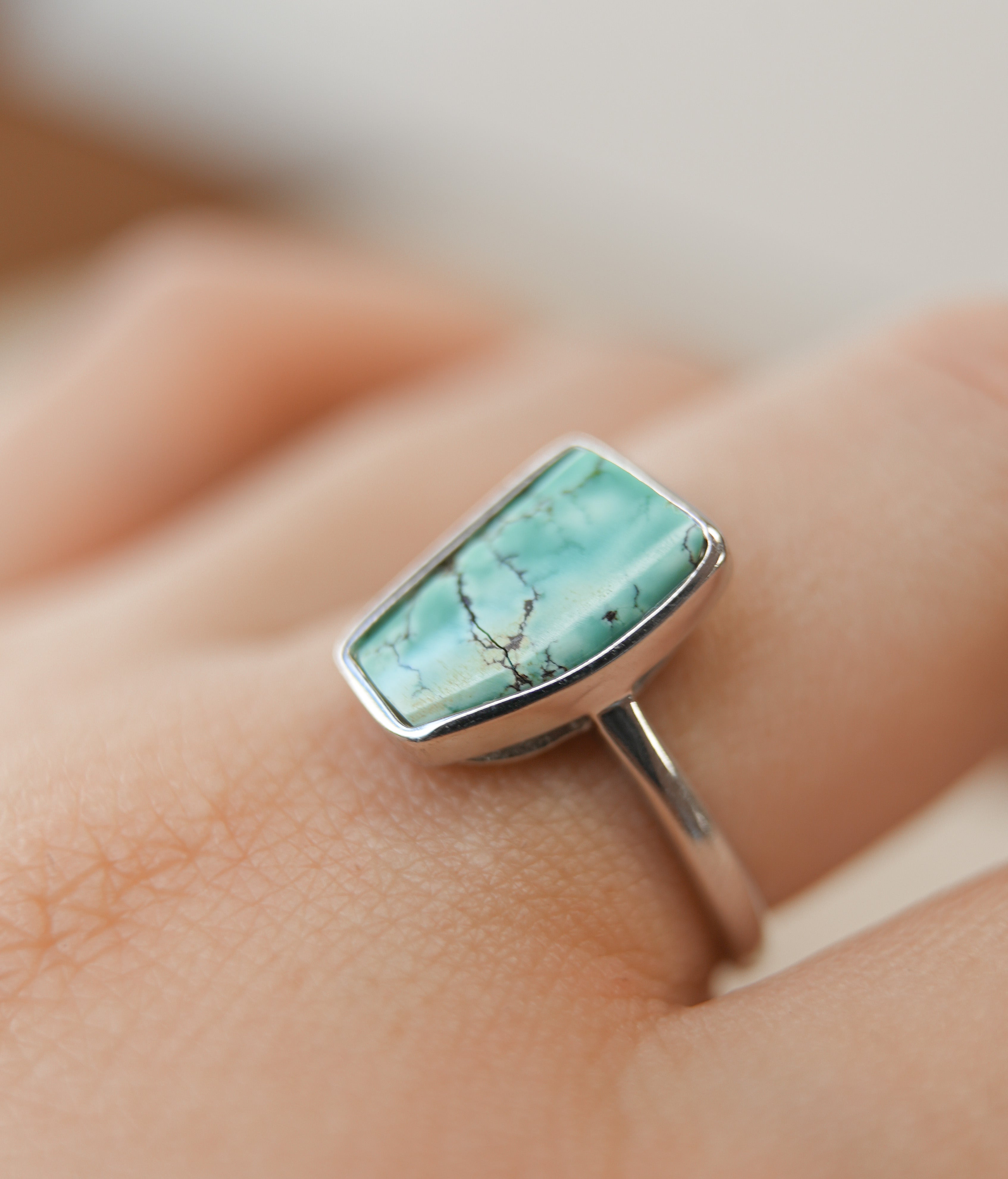 Anillo de Turquesa en Plata – Protección, Comunicación y Energía Vital