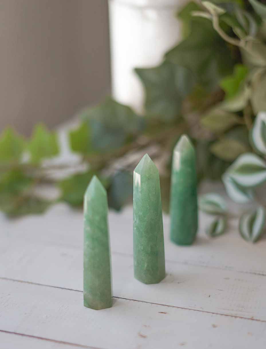 Aventurina verde - obelisco