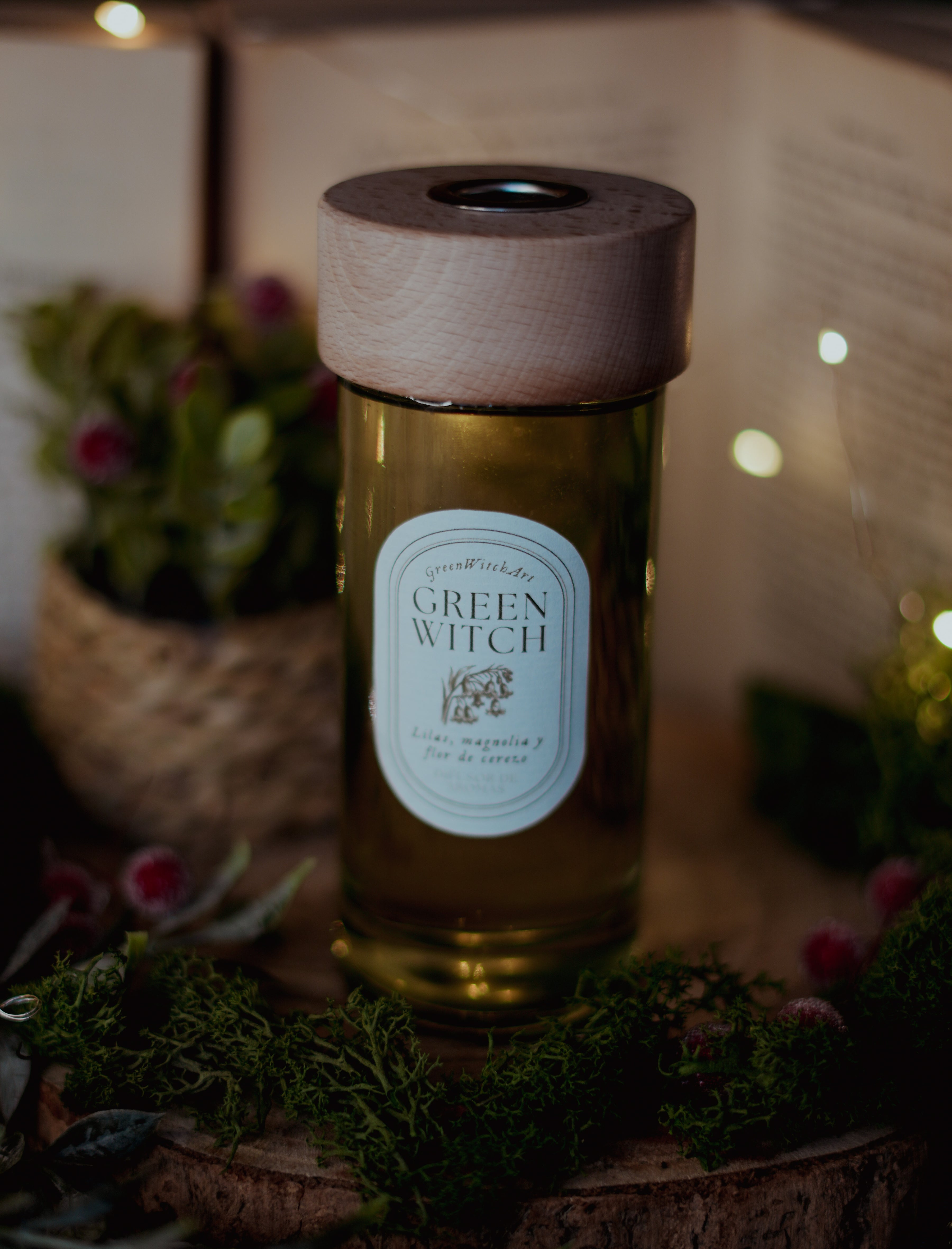 Difusor Green Witch – Lilas, Magnolias & Flor de Cerezo