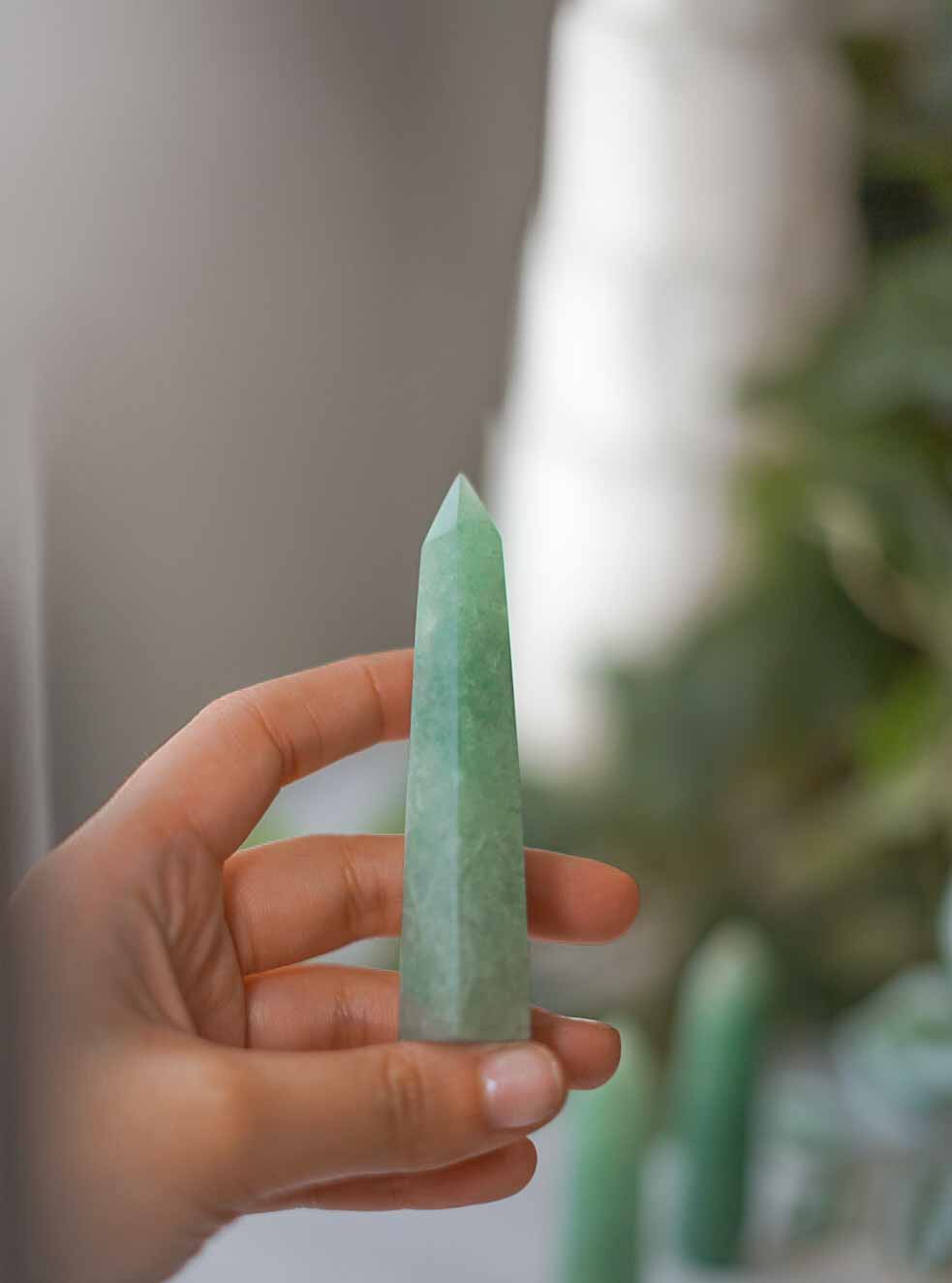 Aventurina verde - obelisco