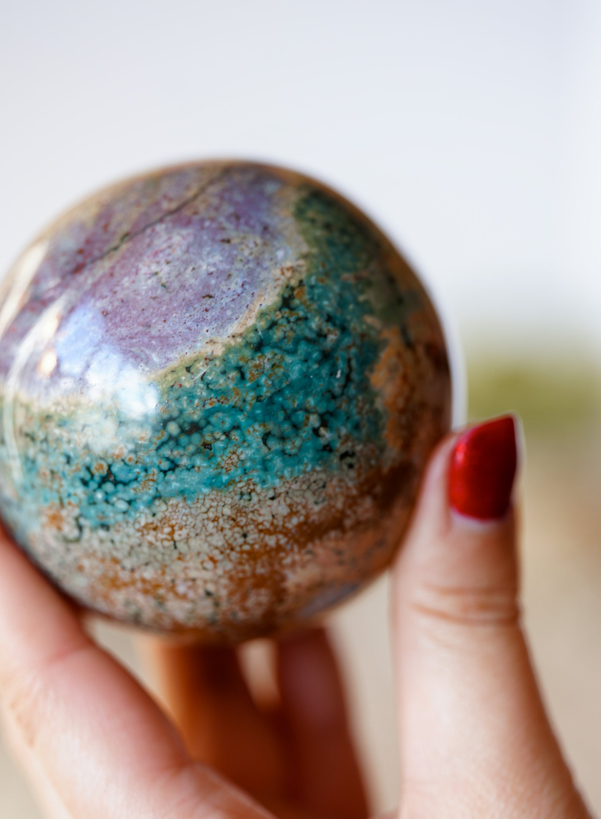 Esfera de Jaspe Océano