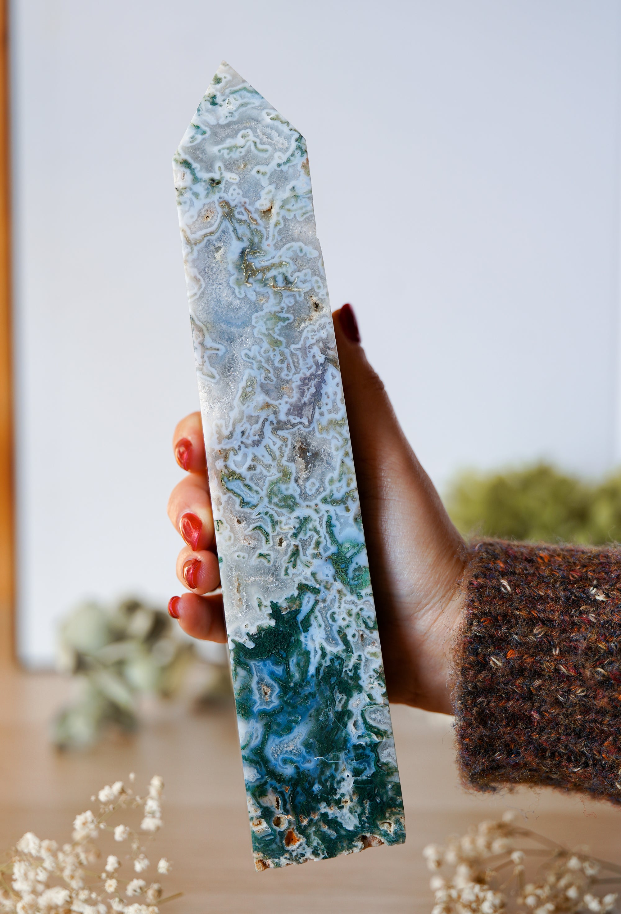 Punta de Ágata Musgosa