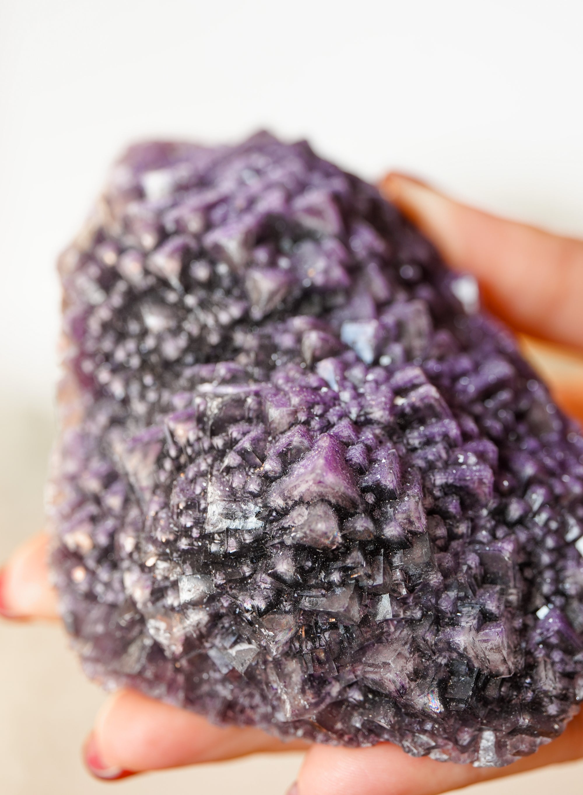 Cluster de Fluorita Morada