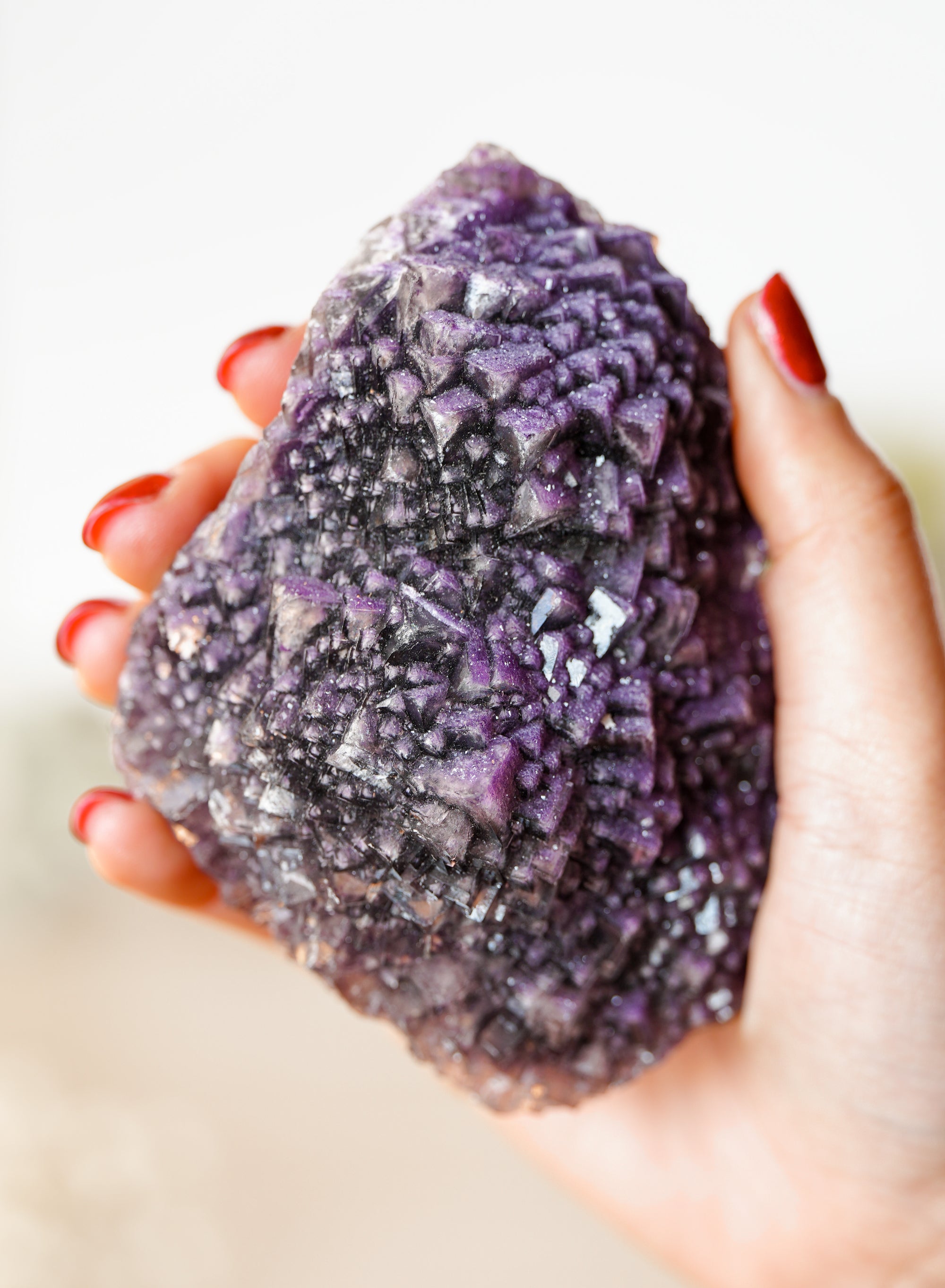 Cluster de Fluorita Morada