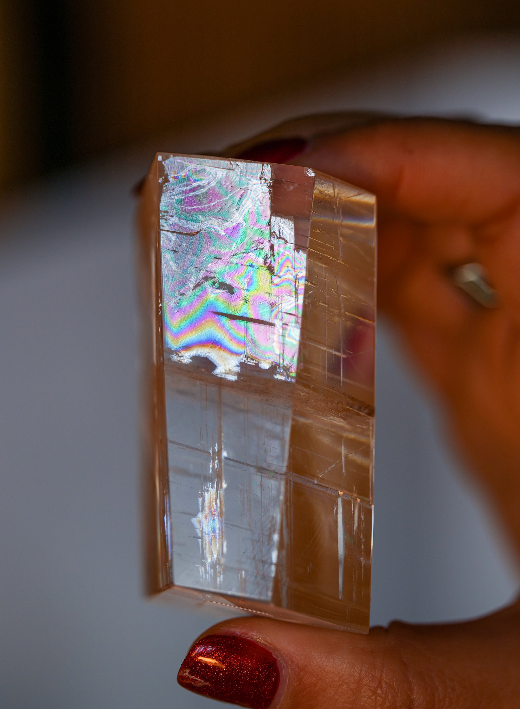 Calcita Óptica Natural Calidad Extra