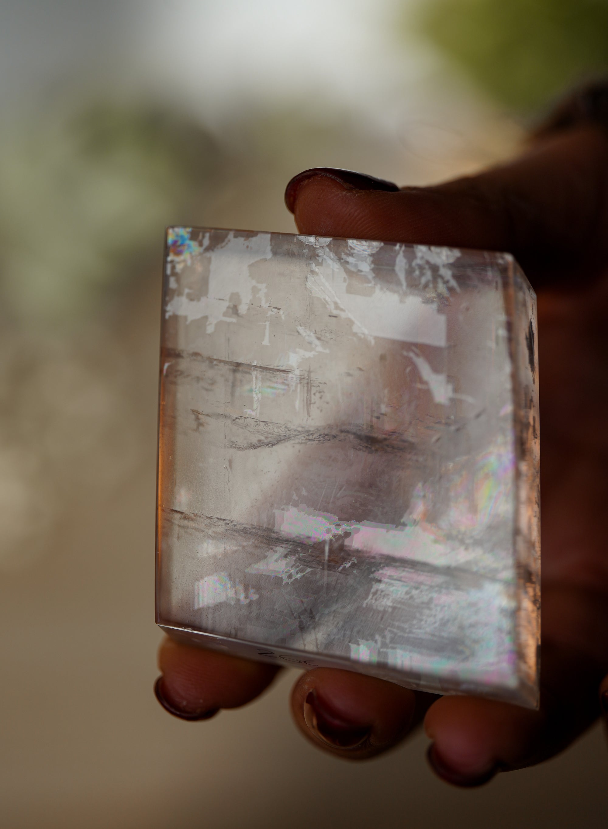 Calcita Óptica Natural Calidad Extra