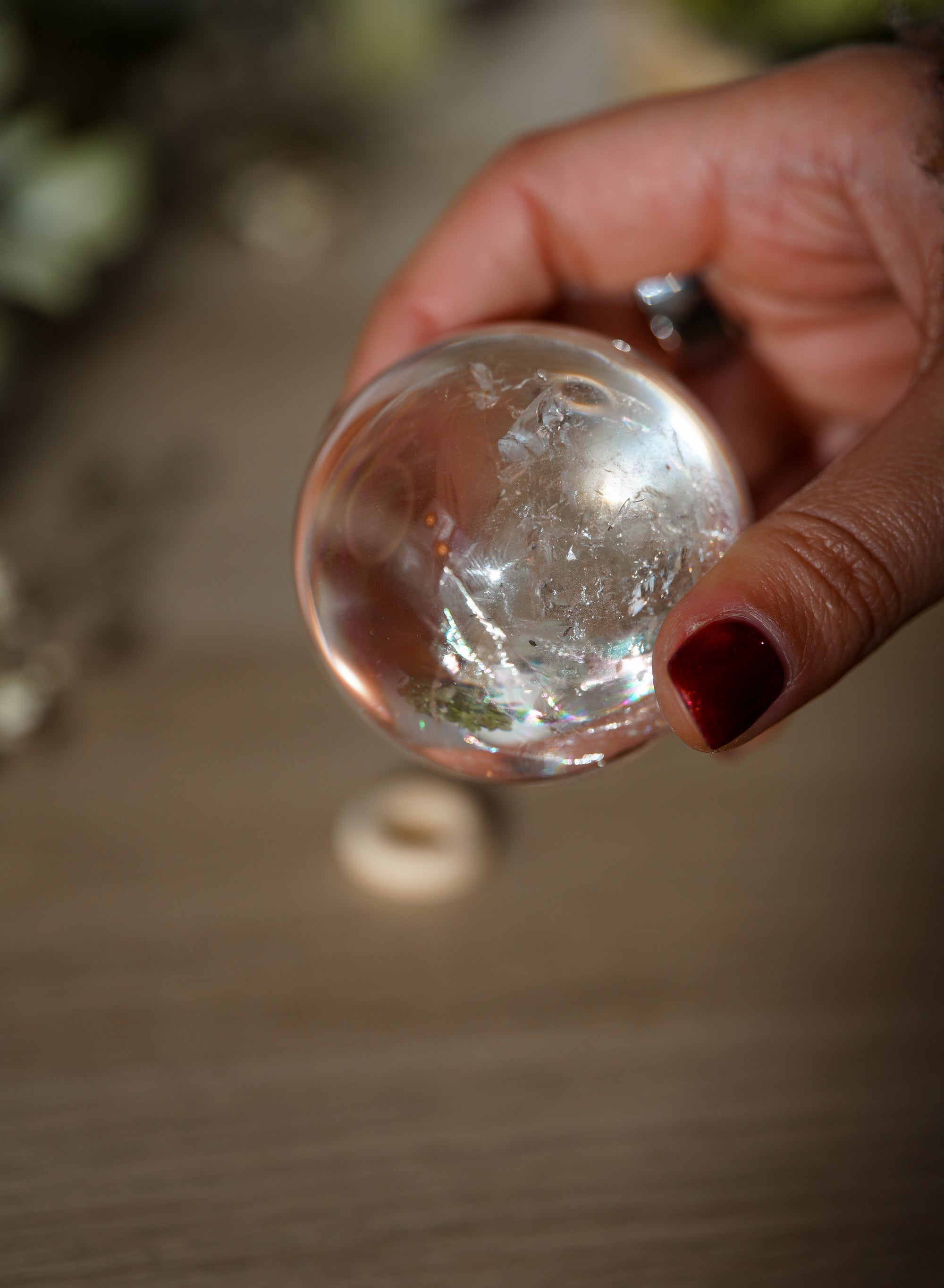 Esfera de Cuarzo Natural Calidad Extra