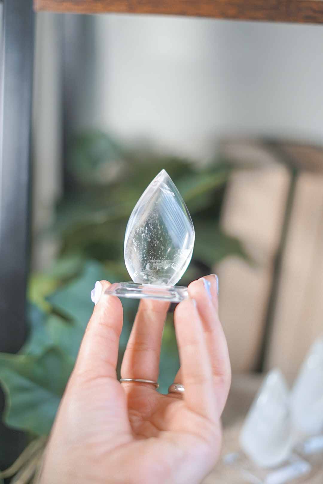 Cuarzo cristal - llama