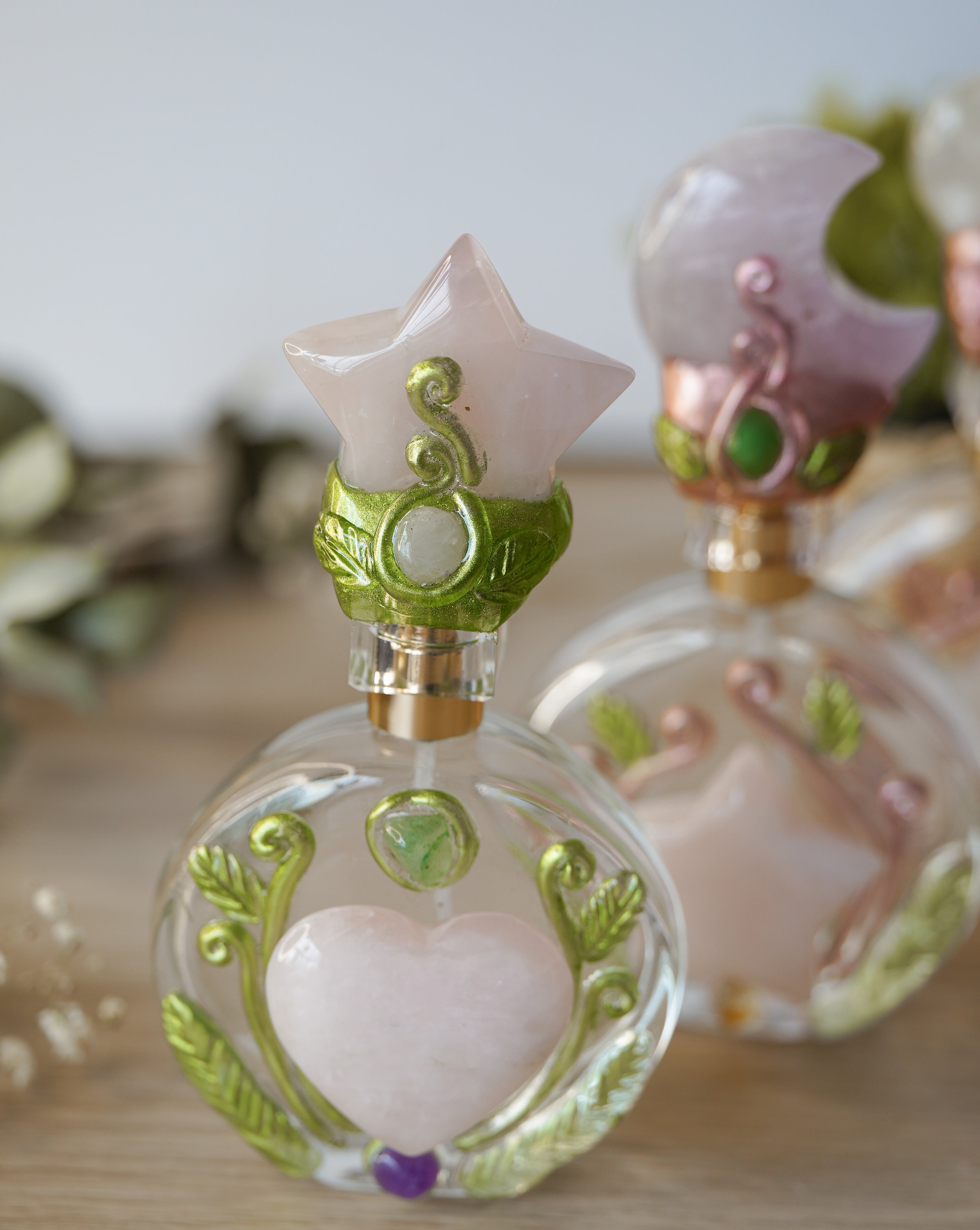 Botellas Rituales con Minerales – Energía, Intención y Magia en Frasco