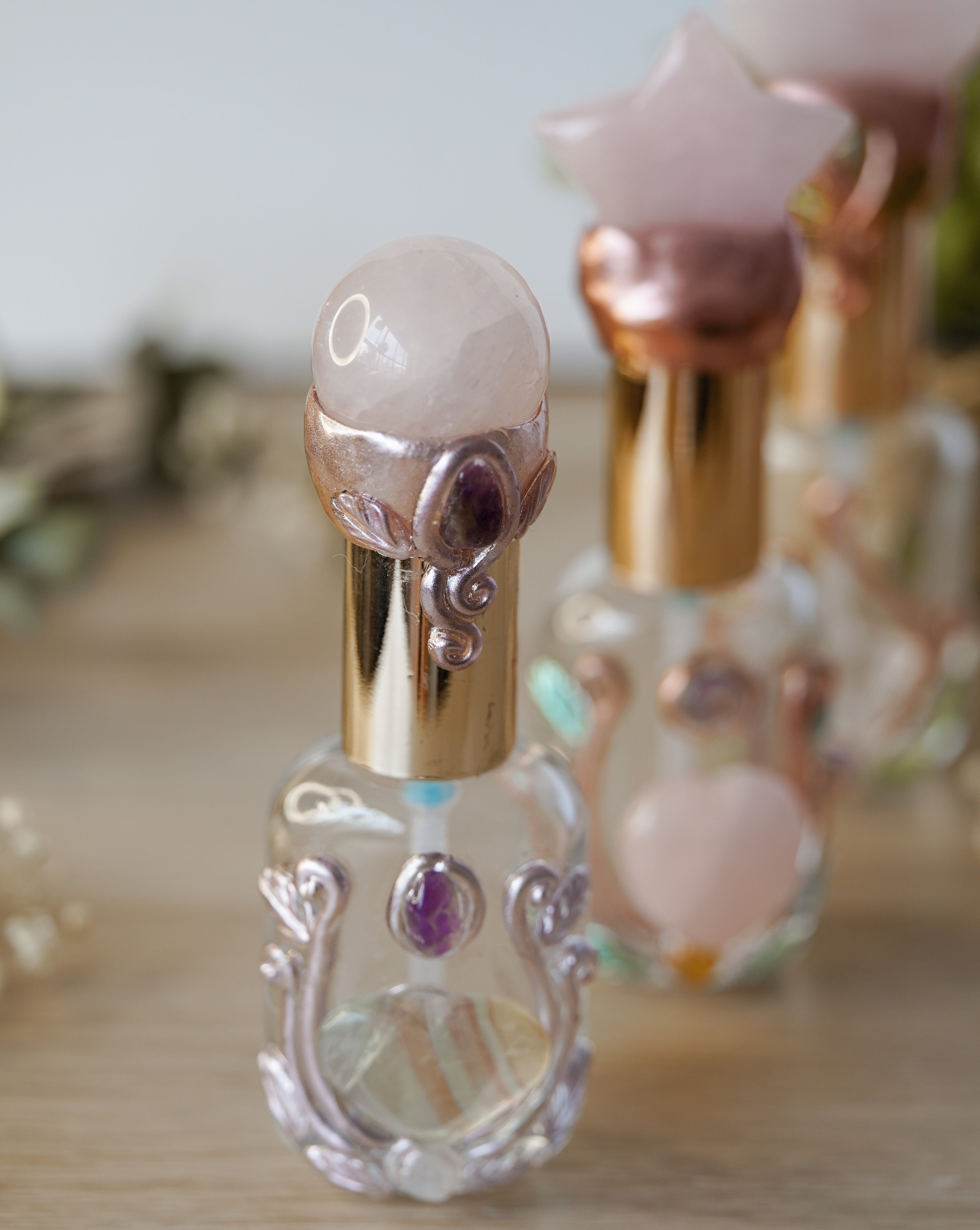 Botellas Rituales con Minerales – Energía, Intención y Magia