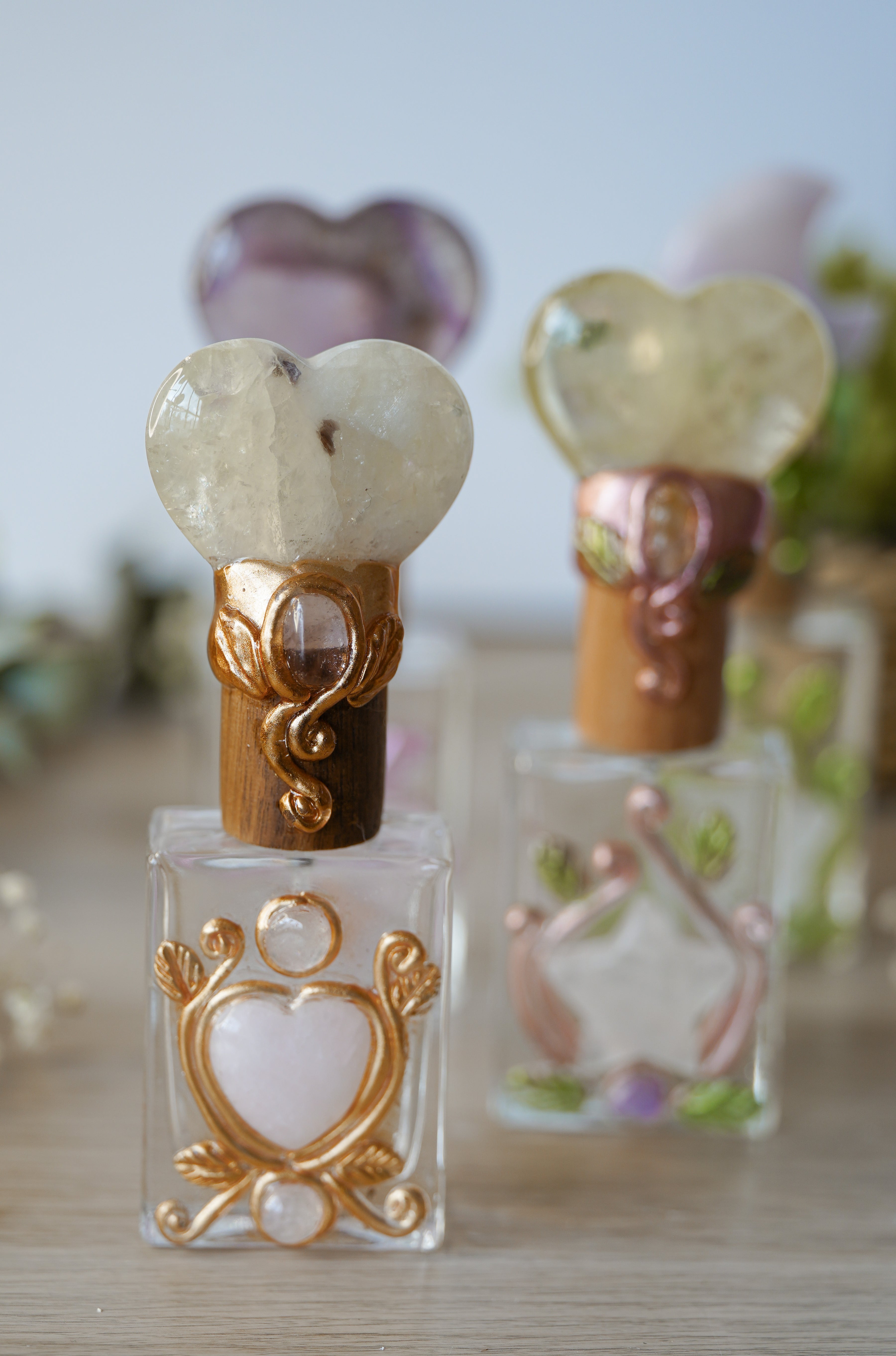 Botellas Rituales con Minerales – Energía, Intención y Magia