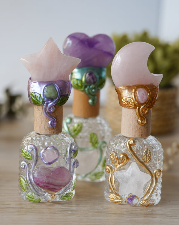 Botellas Rituales con Minerales – Energía, Intención y Magia