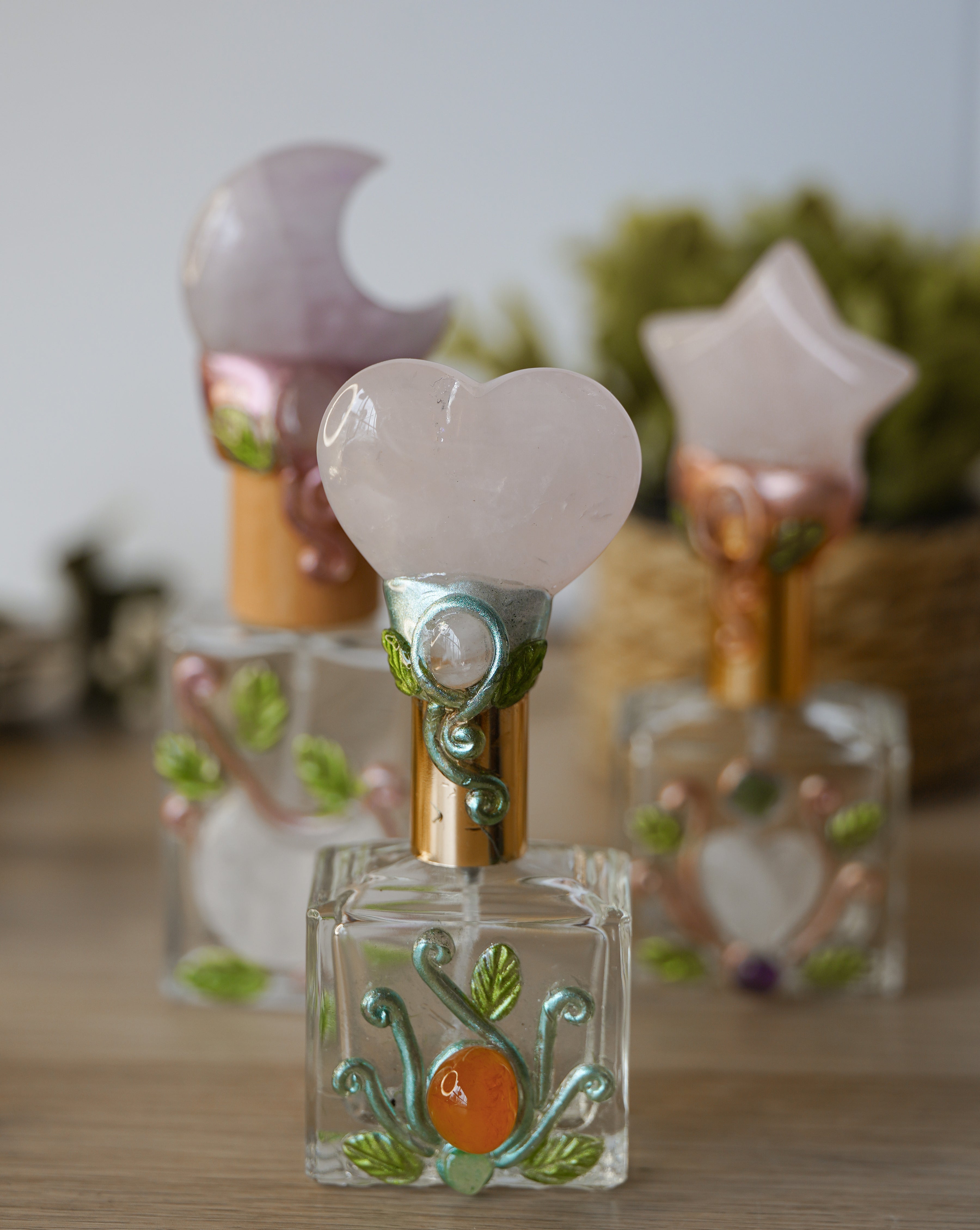 Botellas Rituales con Minerales – Energía, Intención y Magia