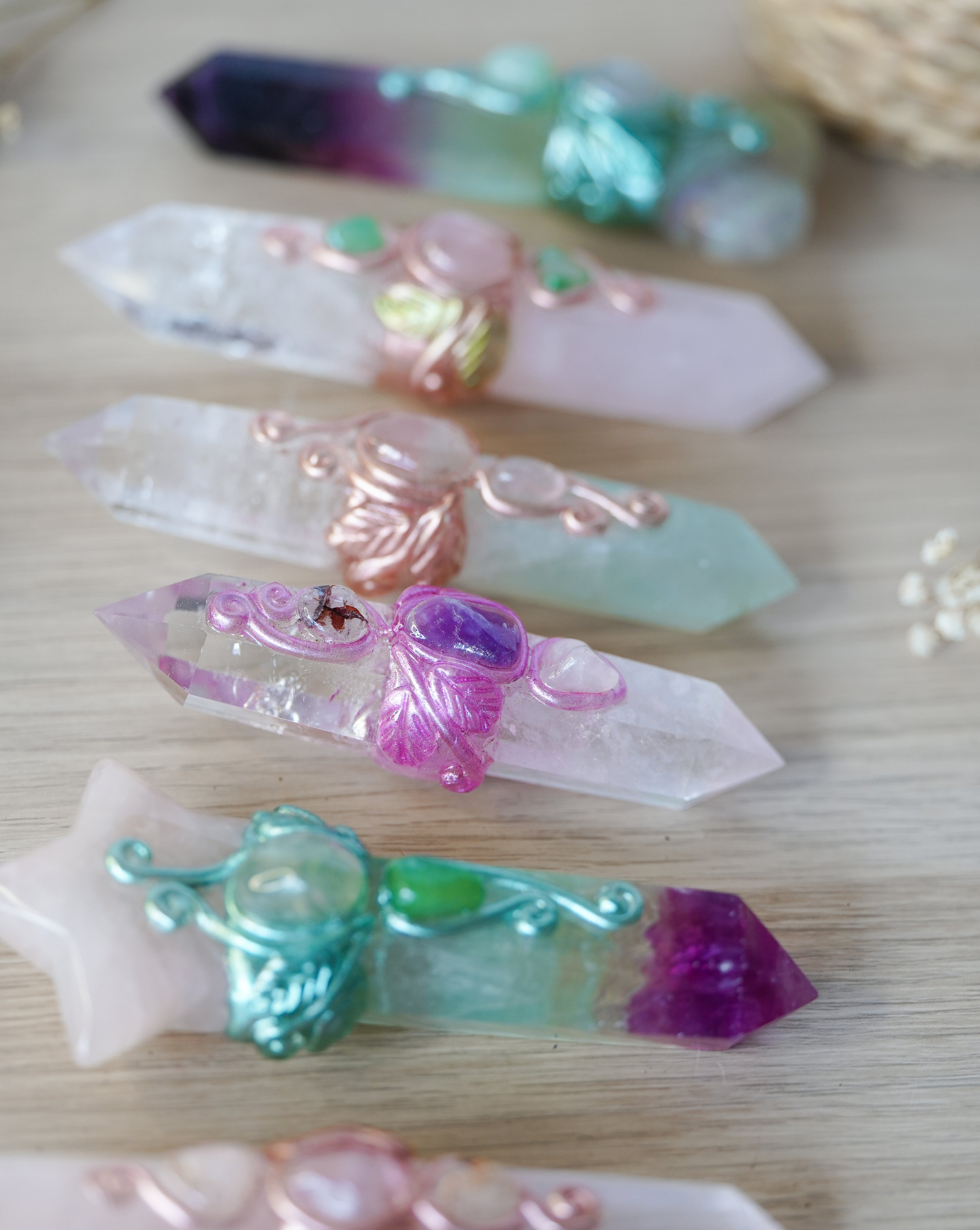 Varita Mineral – Energía, Equilibrio y Canalización de Luz Pequeña