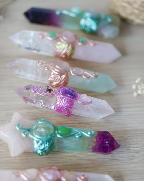 Varita Mineral – Energía, Equilibrio y Canalización de Luz Pequeña